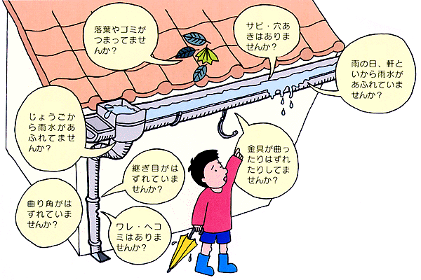 お宅の雨樋は大丈夫ですか？